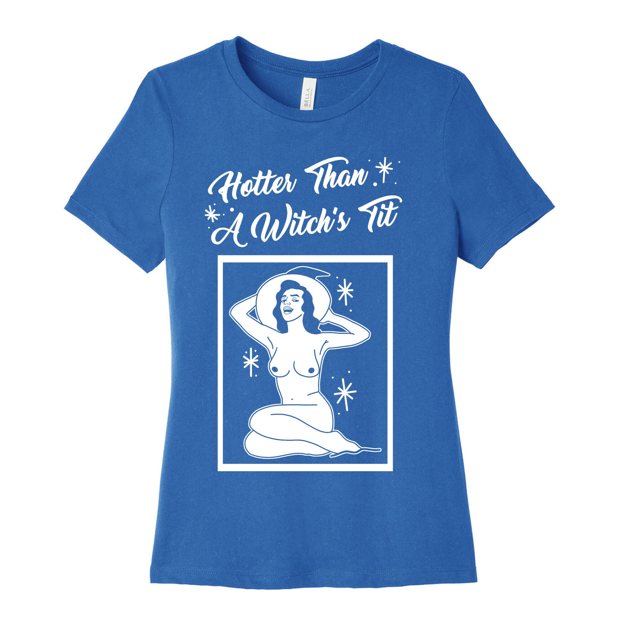 Hotter Than A Witch's Tit Women's Cotton Tee